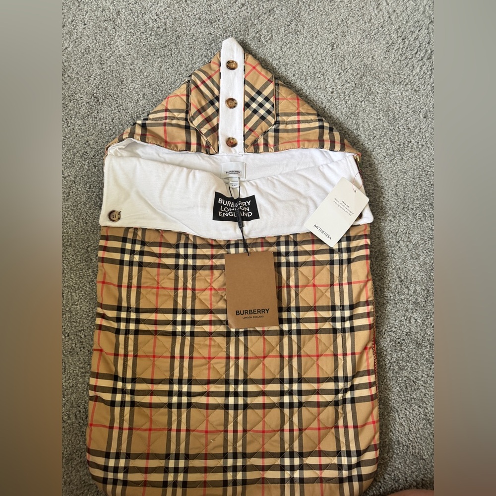 Burberry Kids Baby Bunting Bag